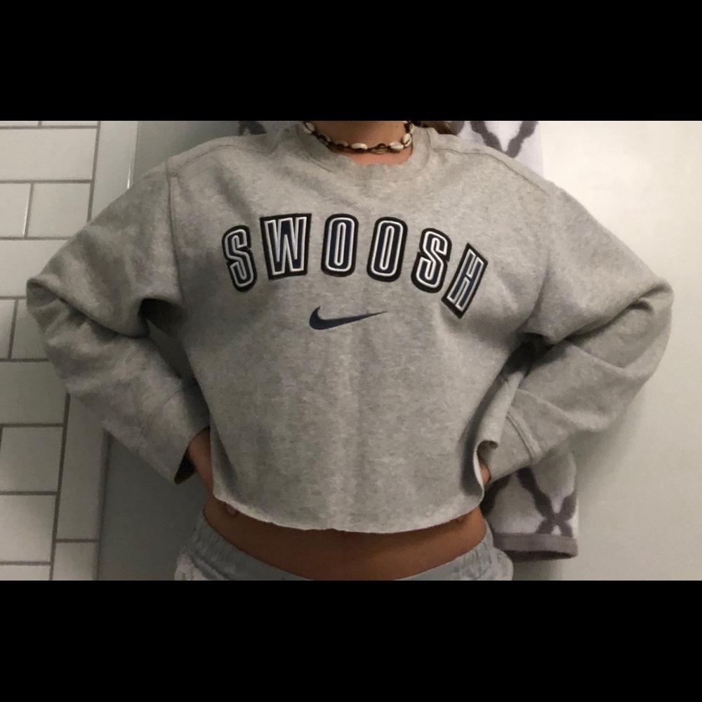 nike swoosh sweatshirt